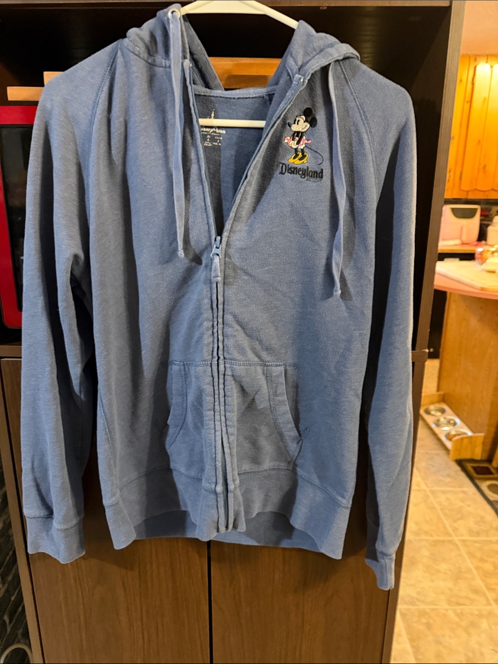 Disney Blue Mickey Mouse Zip Hoodie